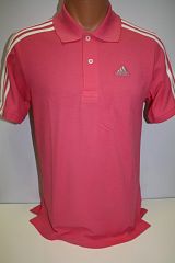 Polokoile Adidas pnsk ESS 3S Polo pink - kliknte pro vt nhled