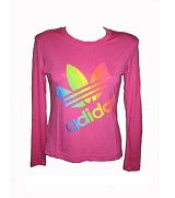 Triko Adidas dmsk  ADIDAS TREFOIL LS PINK - kliknte pro vt nhled